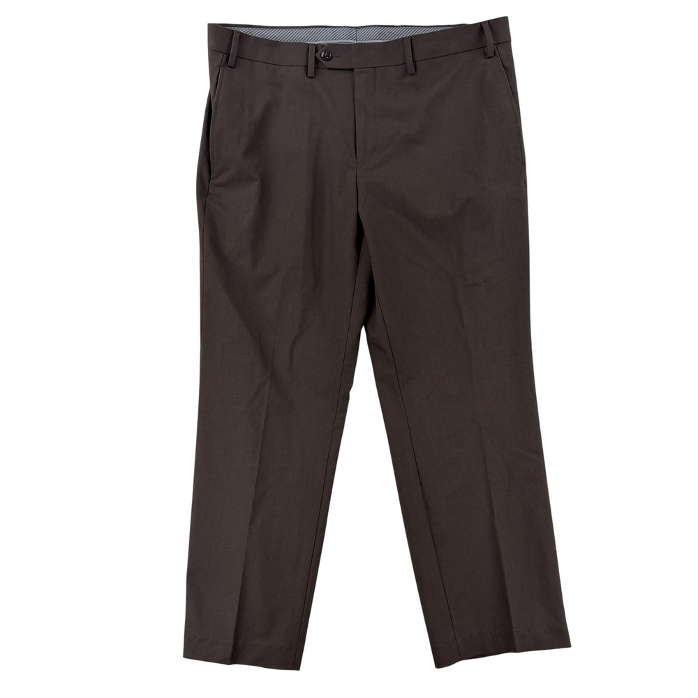 Michael Kors Dress Pants Mens 36x29 (36x27) Brown Classic Stretch Performance